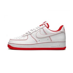Air Force 1 Low '07 White University Red - Sneaker basket homme femme - 1