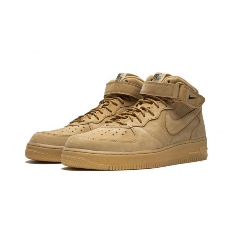 Air Force 1 Mid Flax - Sneaker basket homme femme - 1