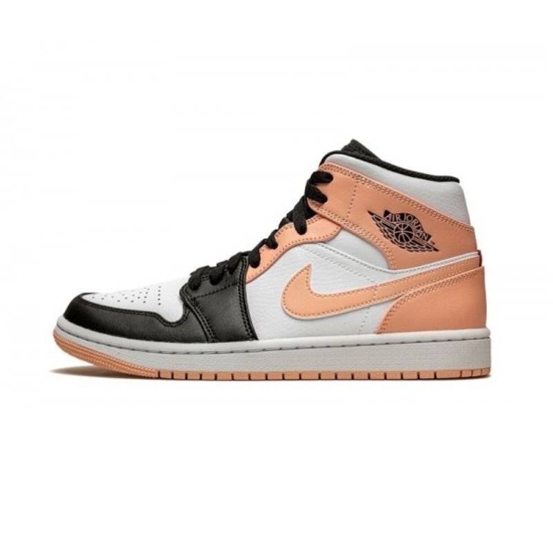 Air Jordan 1 Mid Arctic Orange Black Toe - Sneaker basket homme femme - 1