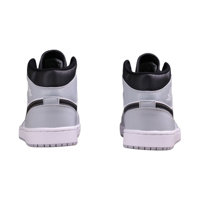 Air Jordan 1 Mid Light Smoke Grey Anthracite - Sneaker basket homme femme - 3