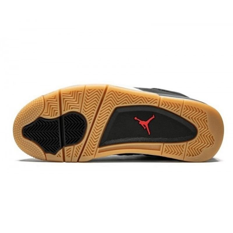 Air Jordan 4 Retro Laser Black Gum - Sneaker basket homme femme - 4