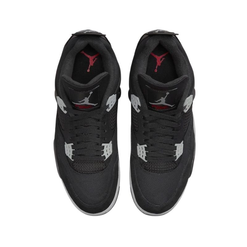 Air Jordan 4 Retro SE Black Canvas - Sneaker basket homme femme - 3