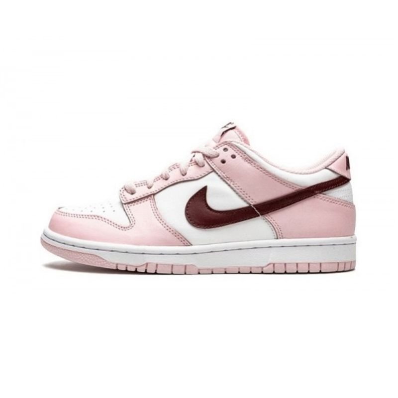 Nike Dunk Low Pink Foam Red White - Sneaker basket homme femme - 1