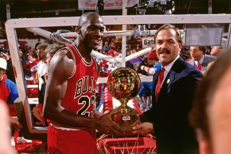 Michael Jordan en 1988 - Meilleur joueur NBA