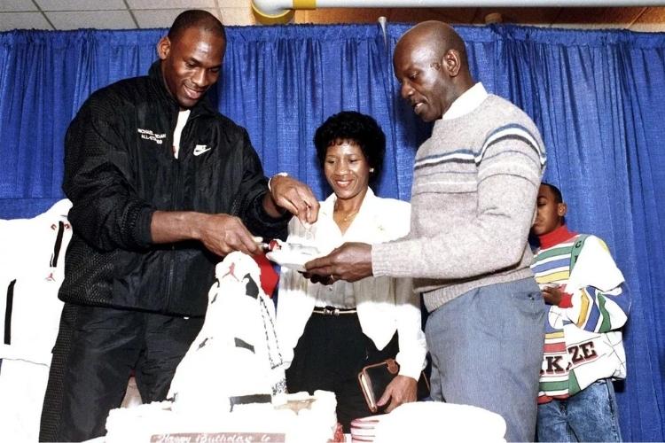 Photo du père et de la mère de Michael Jordan