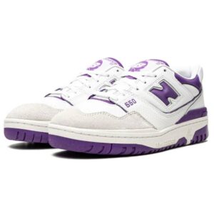 New Balance 550 White Purple - Sneaker basket homme femme - 2